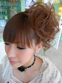 ヘアアレンジ＋アイMAKE