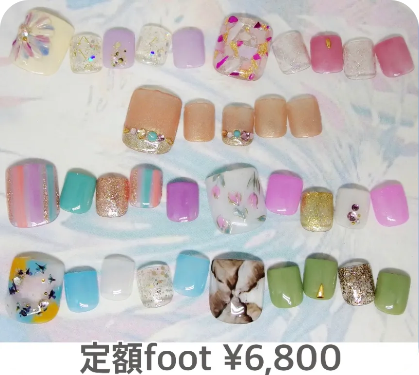 定額ネイル